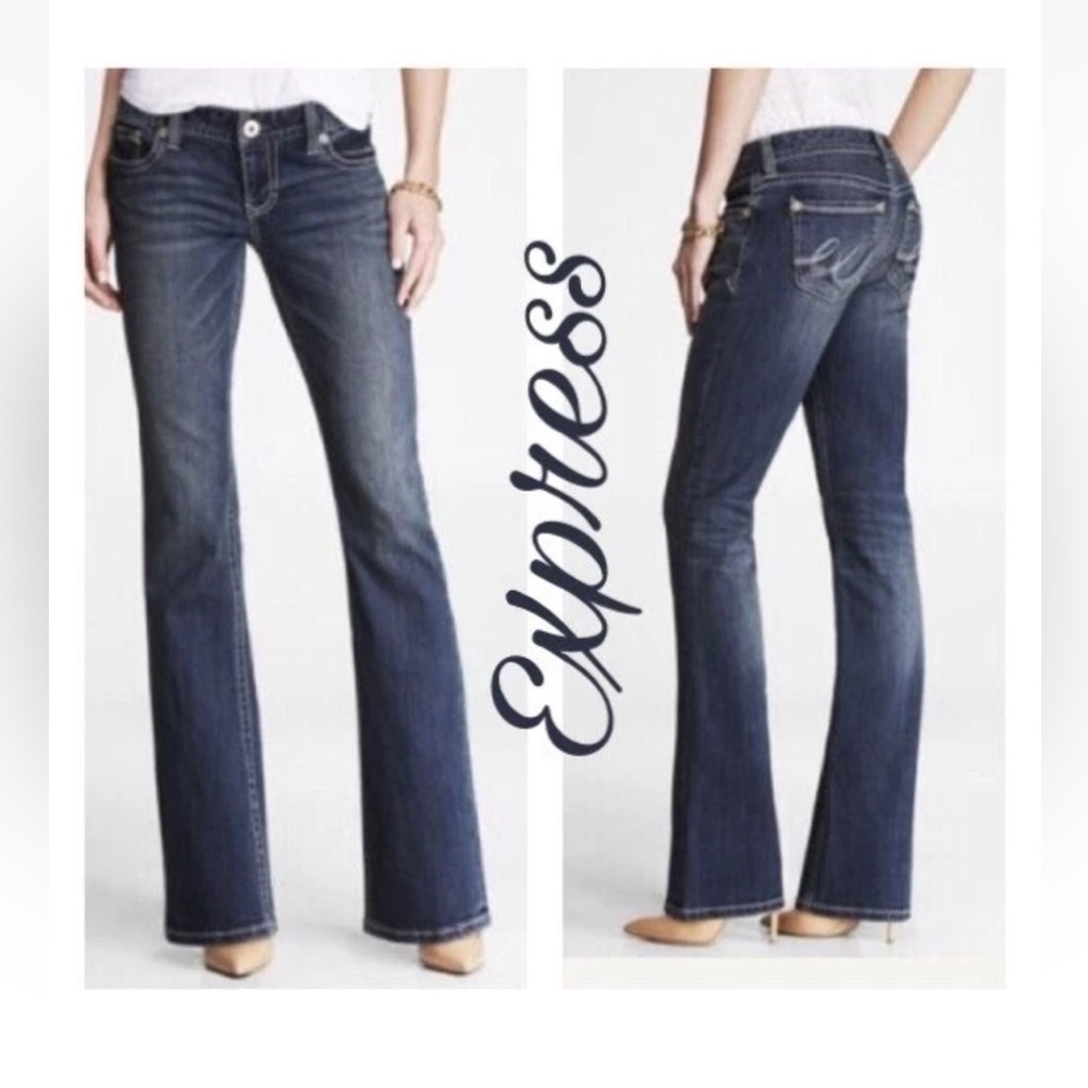 Express Stella Low Rise Boot Cut Jeans - NWOT